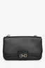 Salvatore Ferragamo Black Leather Flap Shoulder Bag