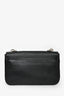 Salvatore Ferragamo Black Leather Flap Shoulder Bag