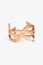 Saint Laurent Rose Gold Tone 'Opyum' Cuff Bracelet