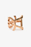Saint Laurent Rose Gold Tone 'Opyum' Cuff Bracelet