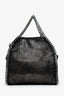 Stella Mccartney Black Faux Suede Mini Falabella Shoulder Bag