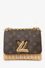 Louis Vuitton Monogram Wicker Twist PM Shoulder Bag