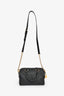 Louis Vuitton Black Monogram Empreinte Leather 'Speedy Bandoulière' 20 Bag with Strap