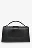 Jacquemus Black Leather 'Le Bambino' Large Shoulder Bag with Strap