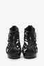 Roberto Cavalli Black Patent Leather Platform Heels Size 37