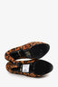 Roberto Cavalli Cheetah Print Pony Hair Platform Heels Size 37
