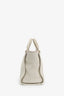 Pre-Loved Chanel™ Beige Canvas Small Deauville Tote With Pouch