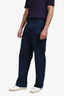 Marni Navy Cotton Wide Leg Cargo Pants Size 48 Mens