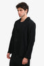 Homme Plissé Issey Miyake Black Pleated Blazer Size 3 Mens