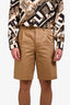 Prada 2019 Tan Cotton Shorts Size 46 Mens