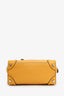 Celine Yellow Grained Calfskin Micro Luggage Tote