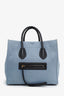 Celine Blue Denim Medium Luggage Phantom Tote