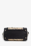 Celine Tricolour Leather/Python Micro Luggage Bag