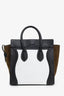Celine Tricolour Leather/Suede Mini Luggage Tote