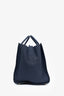 Celine Navy Blue Bullhide Calfskin Leather Medium Phantom Luggage Tote Bag