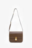 Celine Brown Leather Medium Box Crossbody Bag
