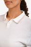 Versace White Baroque Collar Short Sleeve Shirt Size 46