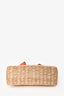 Versace Multi-Colour Straw Large Tote Bag