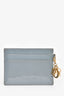 Christian Dior 2022 Cloud Blue Patent Cannage Small Cardholder