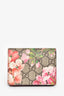 Gucci Brown/Multicolour GG Supreme Blooms Small Wallet