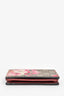 Gucci Brown/Multicolour GG Supreme Blooms Small Wallet