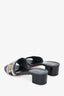 Christian Dior Navy D-way Heeled Slides Size 35