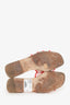 Hermès Pink Maxi Fringed Canvas Oran Sandals Size 39