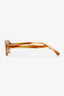 Brunello Cucinelli Tortoiseshell Frame Intarsia Rays Acetate Sunglasses