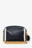 Pre-Loved Chanel™ 1991-94 Navy Lambskin Tassel CC Chain Camera Bag