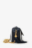 Pre-Loved Chanel™ 1991-94 Navy Lambskin Tassel CC Chain Camera Bag