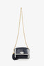 Pre-Loved Chanel™ 1991-94 Navy Lambskin Tassel CC Chain Camera Bag
