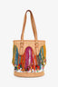 Louis Vuitton x Takashi Murakami 2006 Multicolour Monogram Fringe Bucket Bag With Pouch