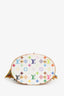 Louis Vuitton x Takashi Murakami 2006 Multicolour Monogram Fringe Bucket Bag With Pouch