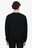 Louis Vuitton Black LV Striped Paneled Embossed Sweatshirt Size L Mens