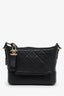 Pre-Loved Chanel™ Black Lambskin Leather Small Gabrielle Bag