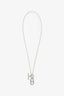 Hermès Chaine D'Ancre Pendant Silver Necklace