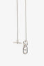 Hermès Chaine D'Ancre Pendant Silver Necklace