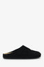 The Row Black Suede Hugo Clogs Size 38