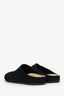 The Row Black Suede Hugo Clogs Size 38
