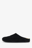 The Row Black Suede Hugo Clogs Size 38