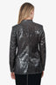 MM6 Maison Margiela Black Sequin Double Breasted Blazer Size 42
