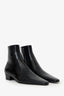 Saint Laurent Black Patent Leather Ankle Boots Size 43 Mens