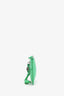 Balenciaga Green Leather Le Cagole Zip Card Holder