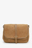 Saint Laurent Brown Suede Small Sorbonne Shoulder Bag