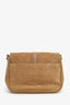 Saint Laurent Brown Suede Small Sorbonne Shoulder Bag