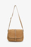 Saint Laurent Brown Suede Small Sorbonne Shoulder Bag