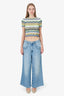 Frame Blue Denim Wide Leg Jeans Size 28