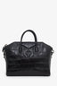 Givenchy Black Embossed Medium Antigona Top Handle Bag With Strap