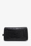 Givenchy Black Embossed Medium Antigona Top Handle Bag With Strap