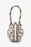 Gabriela Hearst Ivory Taupe Python Leather Nina Handle Bag